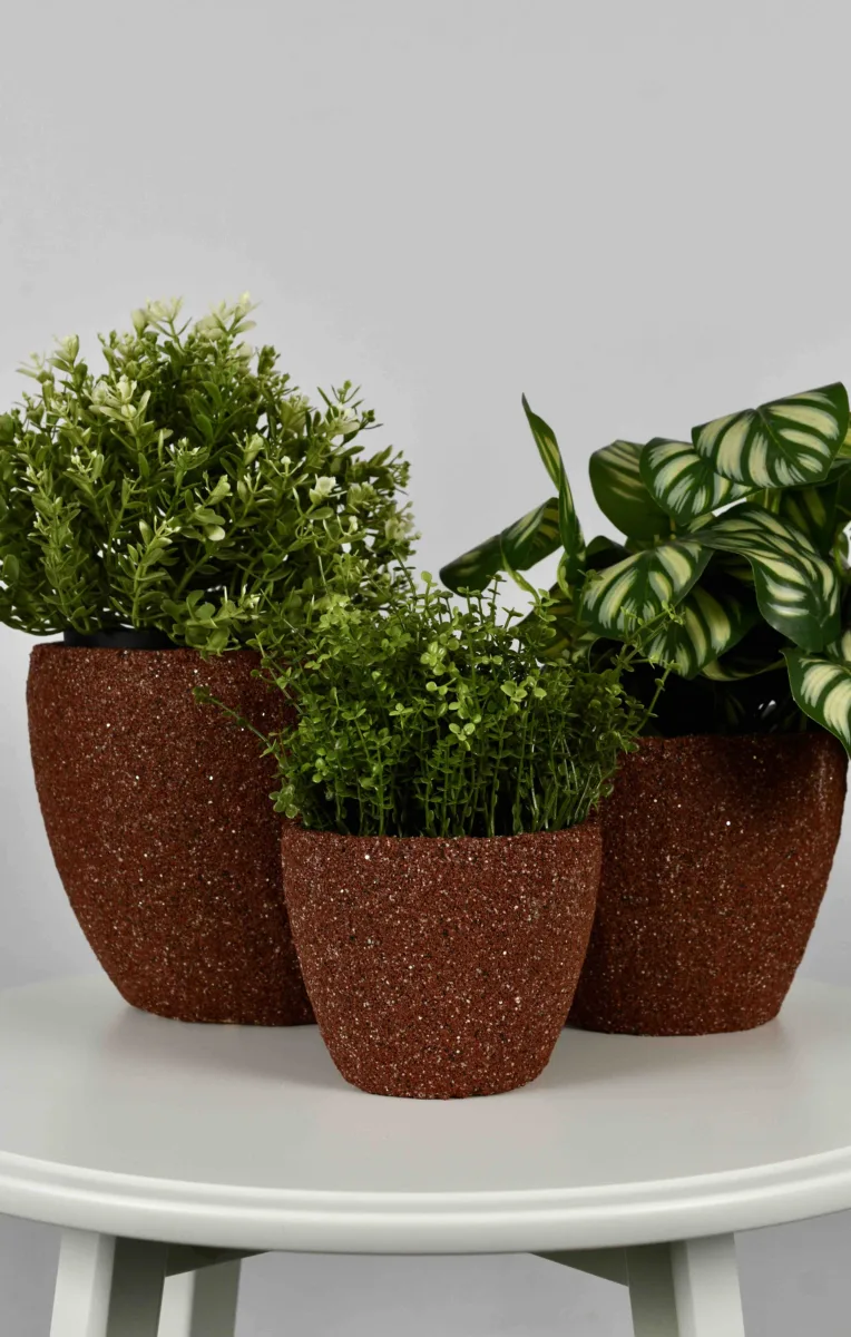 Classic Ceramic Planter Set of 3 (3" Dia) — Primary View