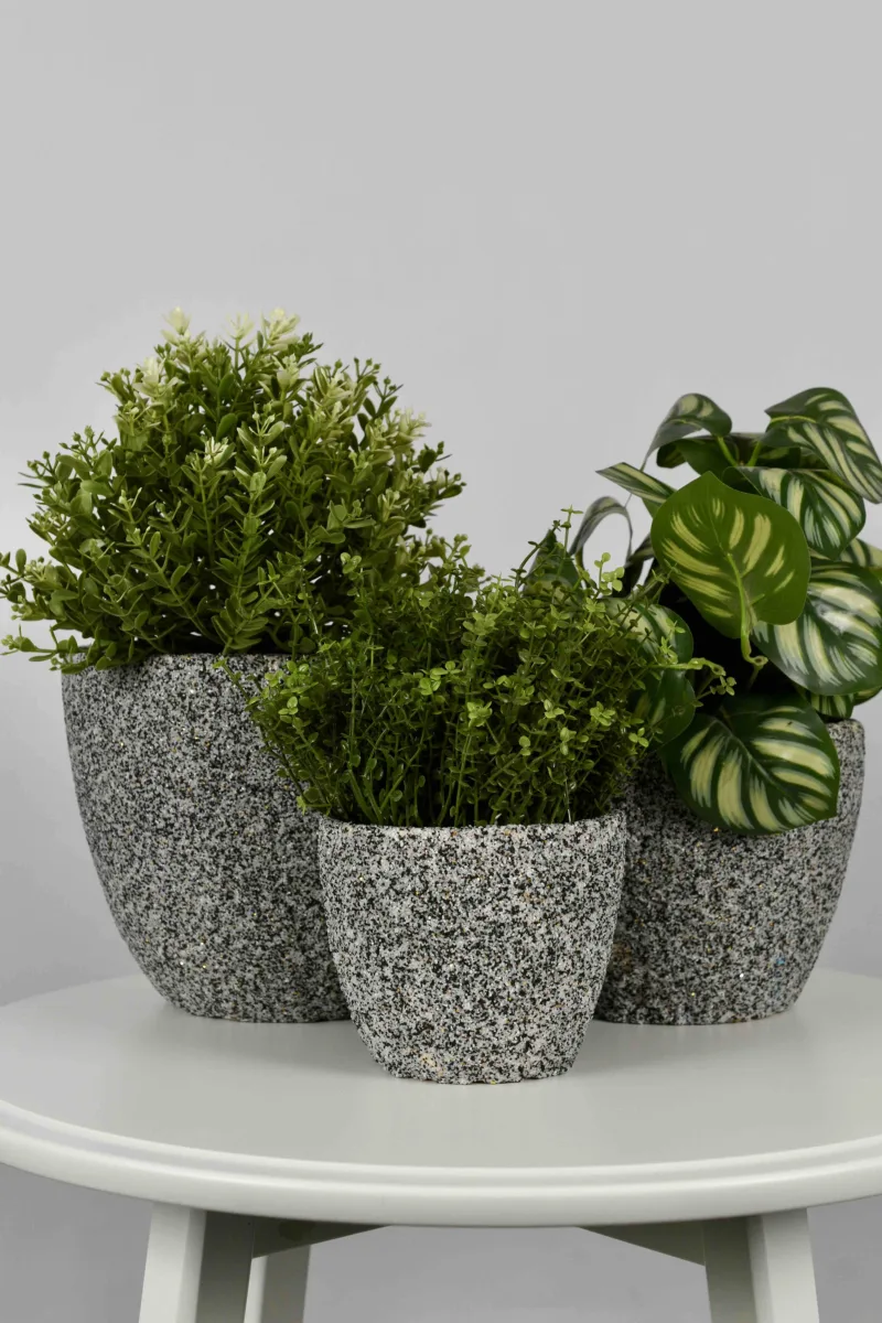 Classic Ceramic Planter Set of 3 (3" Dia) — Primary View