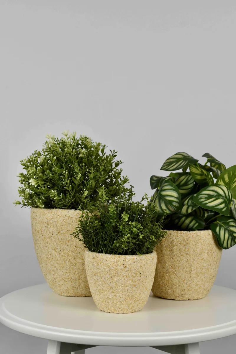 Classic Ceramic Planter Set of 3 (3" Dia) — Primary View