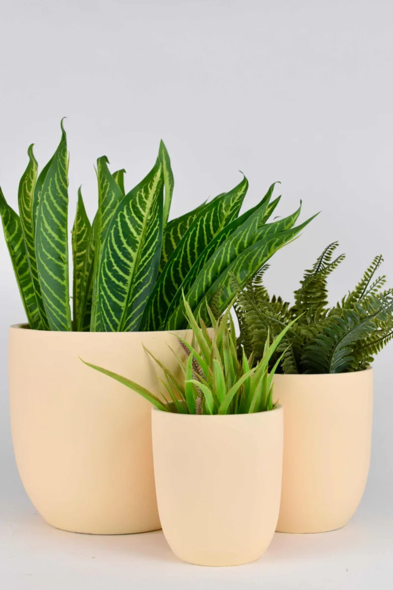 Classic Ceramic Planter Set of 3 (3" Dia) — Primary View