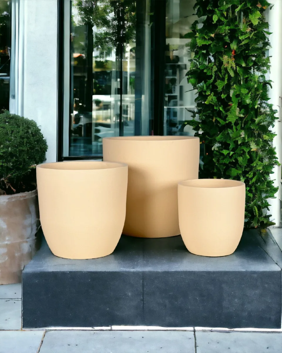 Classic Ceramic Planter Set of 3 (3" Dia) — Primary View