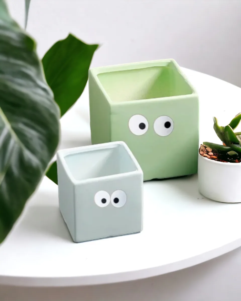 Classic Ceramic Planter Set of 3 (3" Dia) — Primary View