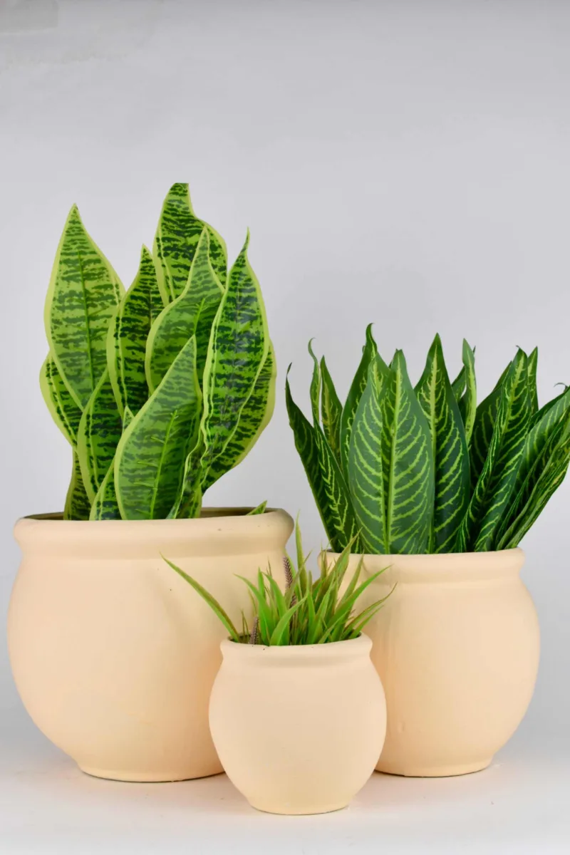Classic Ceramic Planter Set of 3 (3" Dia) — Primary View