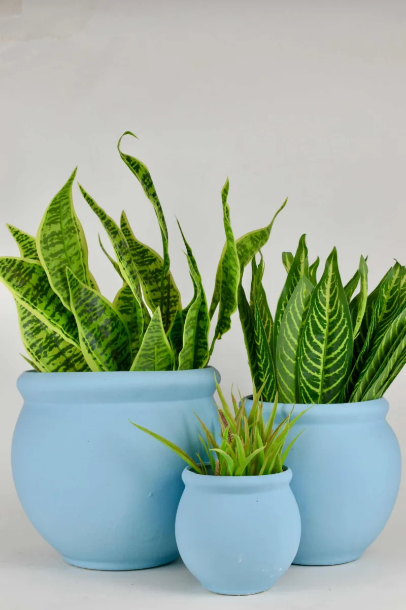 Classic Ceramic Planter Set of 3 (3" Dia) — Primary View