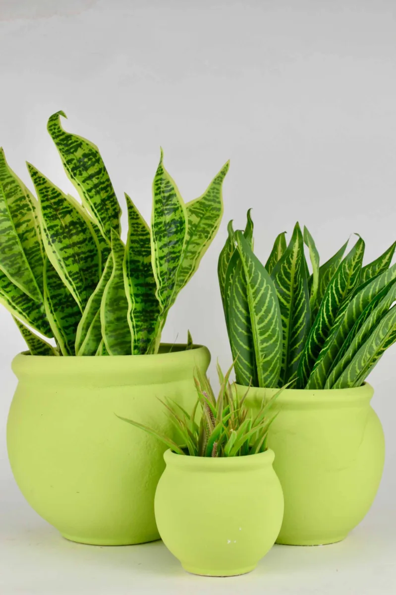 Classic Ceramic Planter Set of 3 (3" Dia) — Primary View