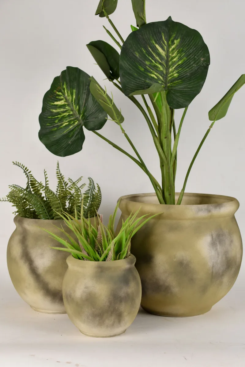 Classic Ceramic Planter Set of 3 (3" Dia) — Primary View