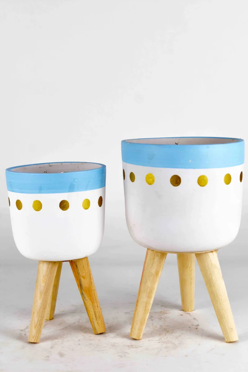 Classic Ceramic Planter Set of 3 (3" Dia) — Primary View