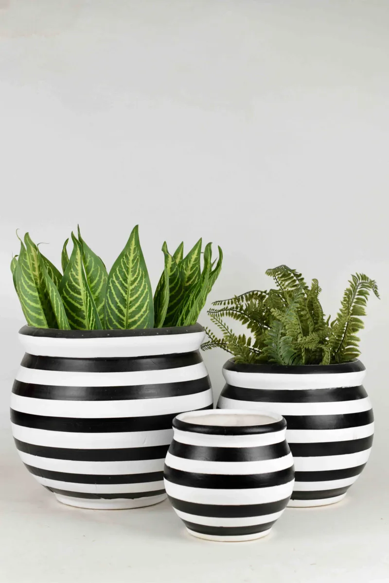 Classic Ceramic Planter Set of 3 (3" Dia) — Primary View