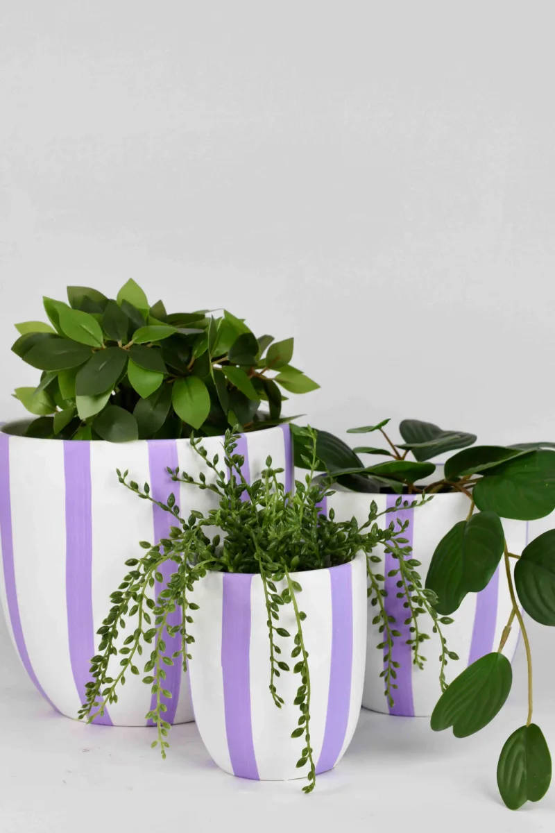Classic Ceramic Planter Set of 3 (11" Dia × 10" Height) — Primary View