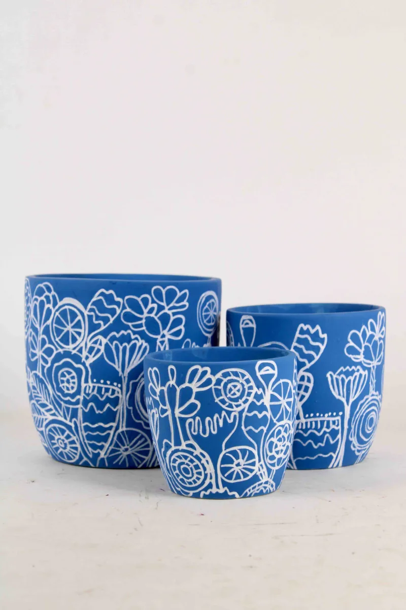 Classic Ceramic Planter Set of 2 (2" Dia) — Primary View