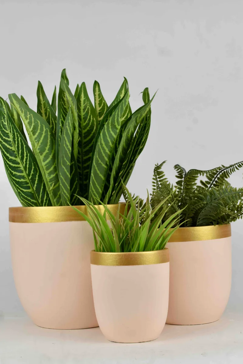 Classic Ceramic Planter Set of 3 (3" Dia) — Primary View