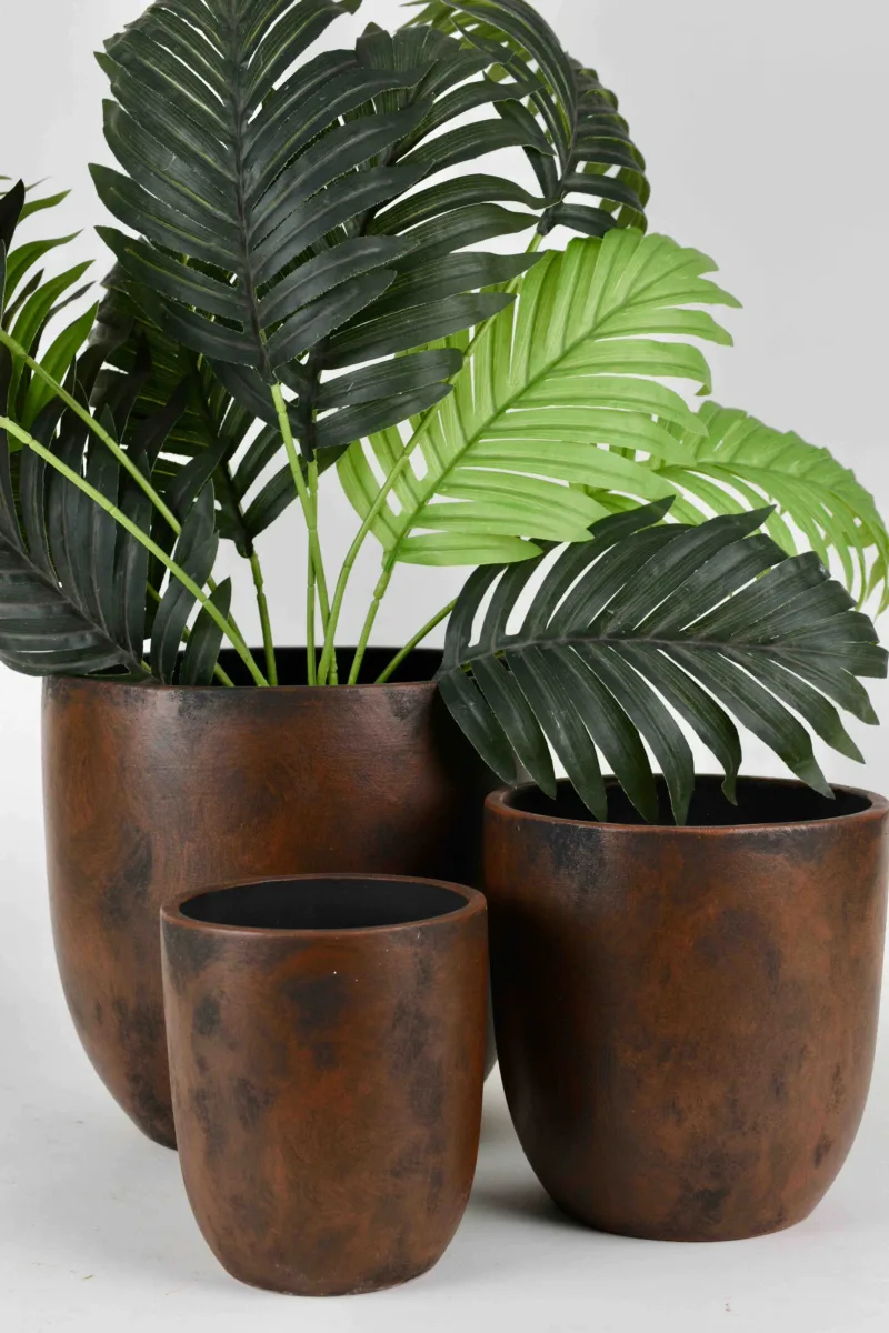 Classic Ceramic Planter Set of 3 (3" Dia) — Primary View