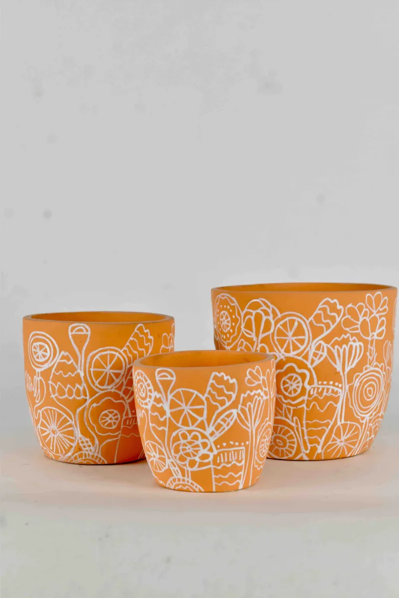 Classic Ceramic Planter Set of 3 (3" Dia) — Primary View