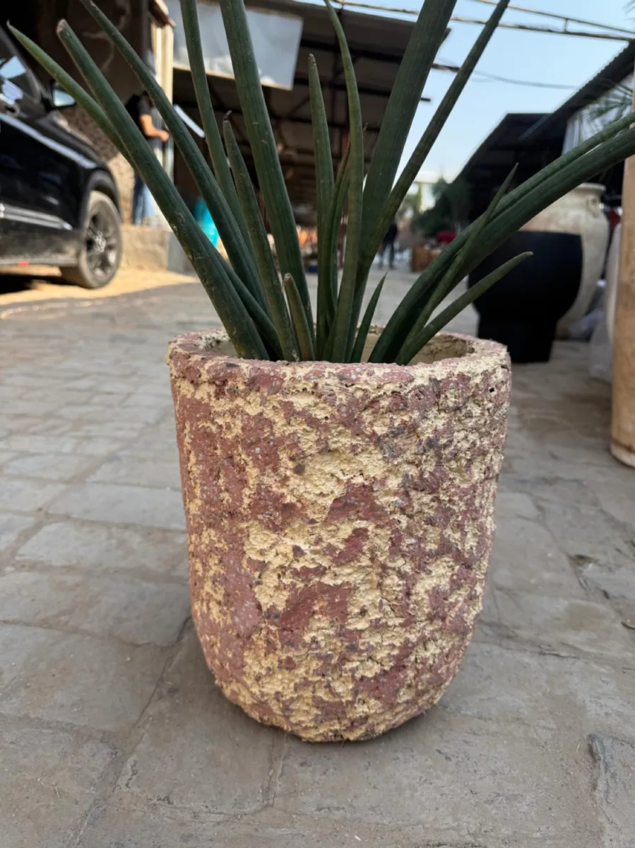 Classic Ceramic Planter — 7" Dia × 4.5" Height — Primary View