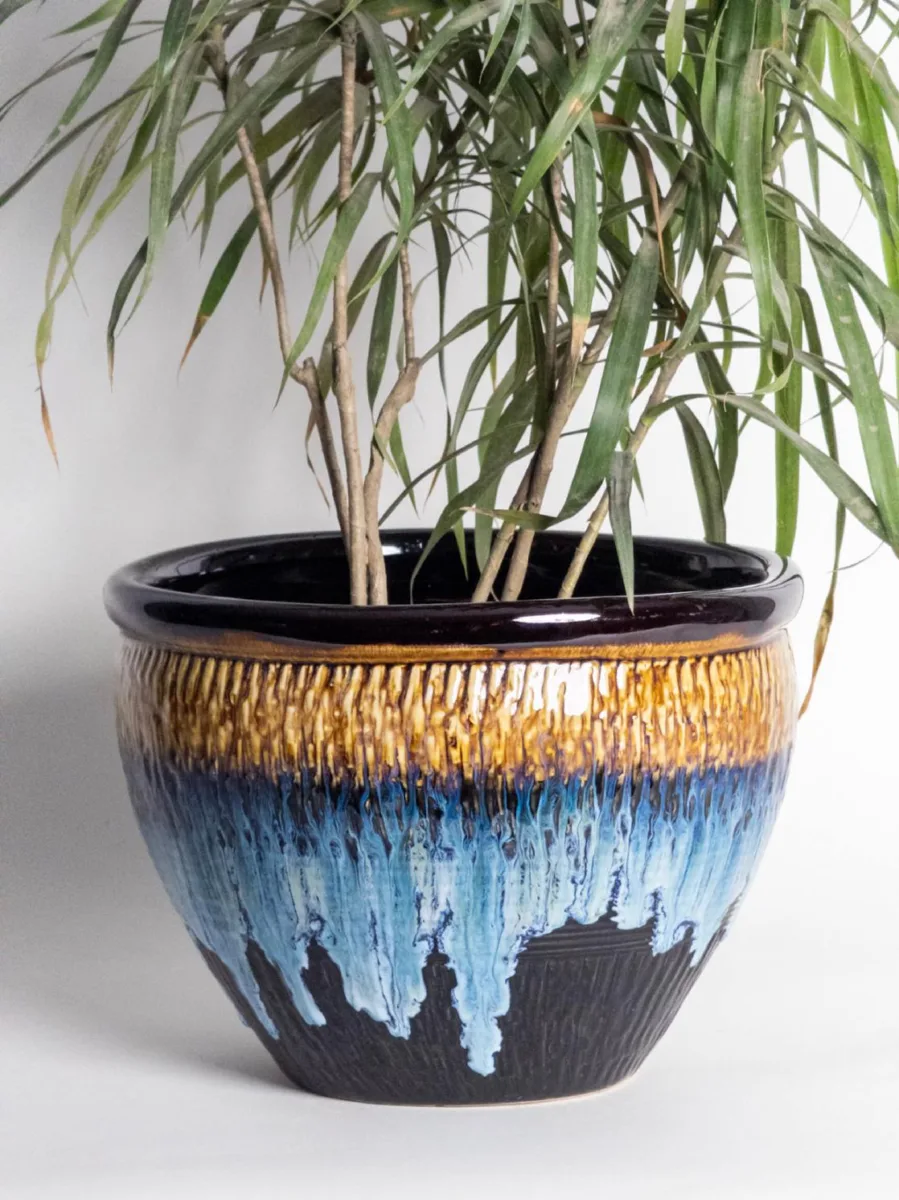 Classic Ceramic Planter — 6" Dia × 6" Height — Primary View