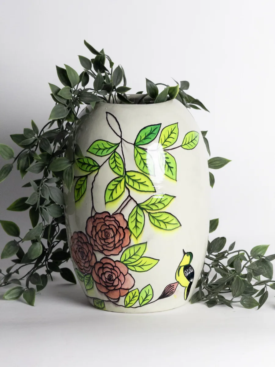 Classic Ceramic Planter — 6" Dia × 6" Height — Primary View