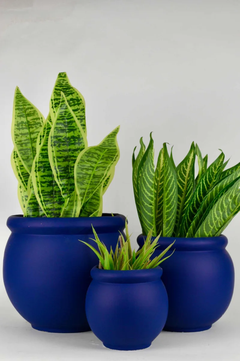 Classic Ceramic Planter Set of 2 (6" Dia × 5" Height) — Primary View
