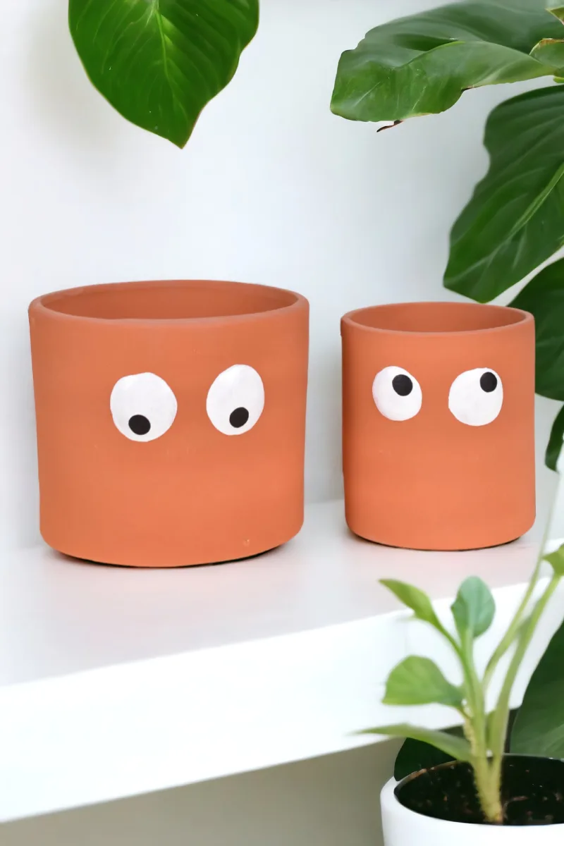 Classic Ceramic Planter Set of 2 (2" Dia) — Primary View