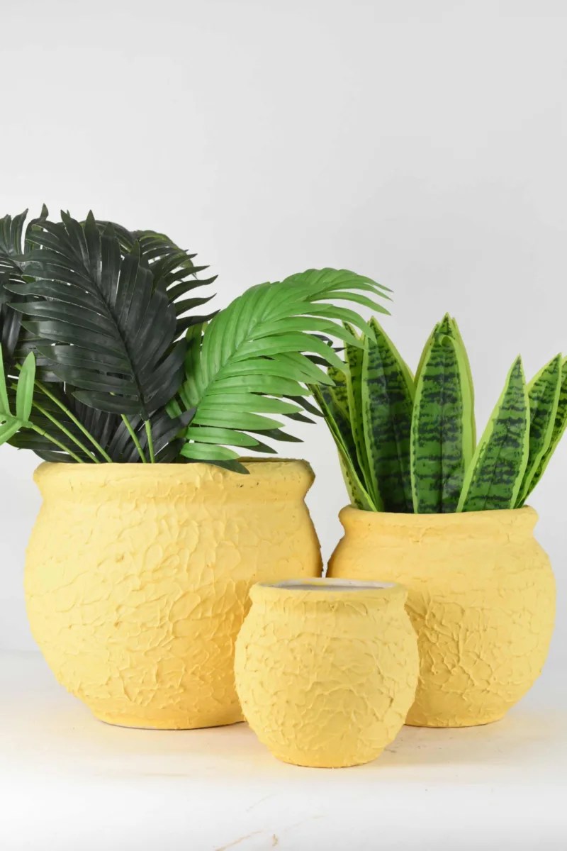 Classic Ceramic Planter Set of 2 (9.5" Dia × 9.5" Height) — Primary View