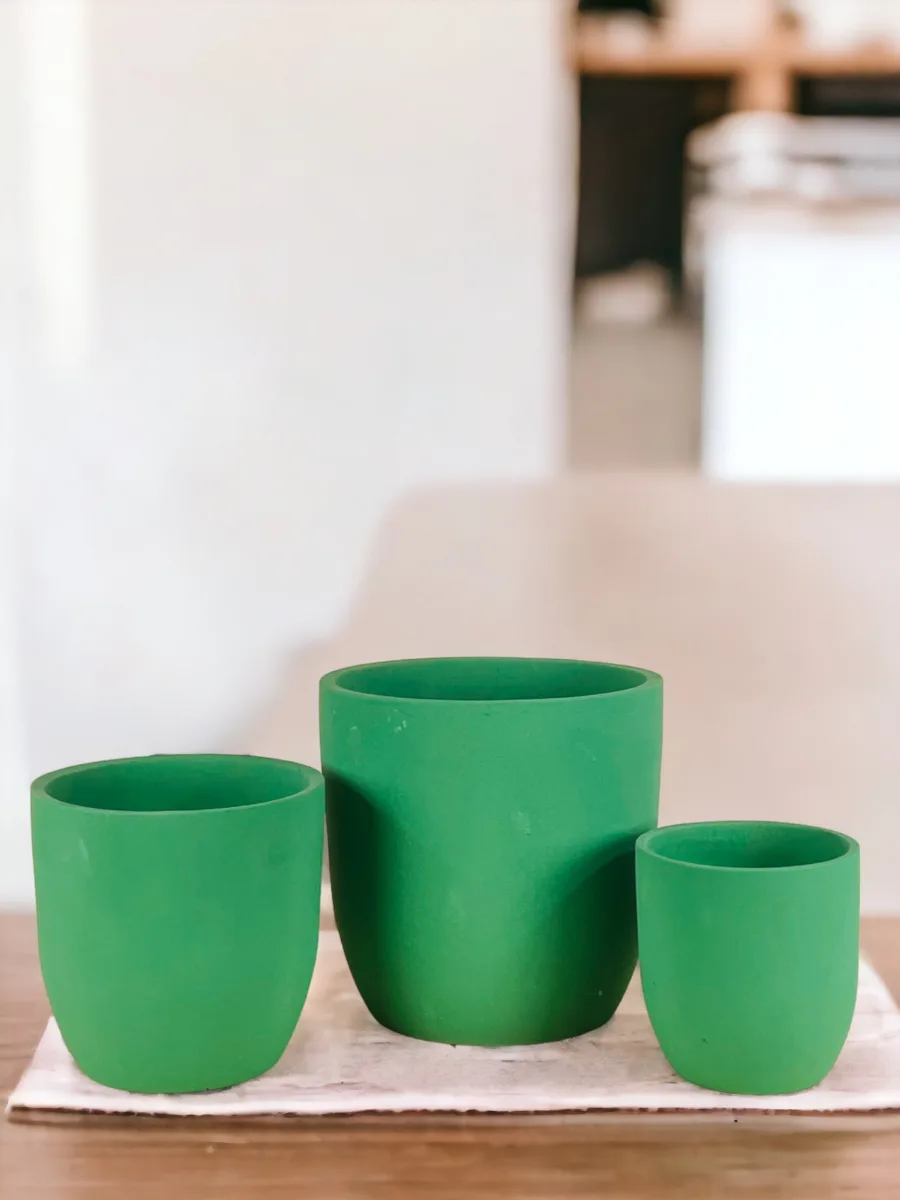 Classic Ceramic Planter Set of 3 (3" Dia) — Primary View