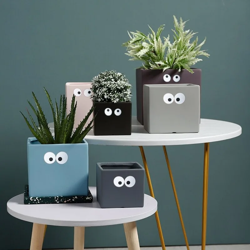 Classic Ceramic Planter Set of 3 (3" Dia) — Primary View