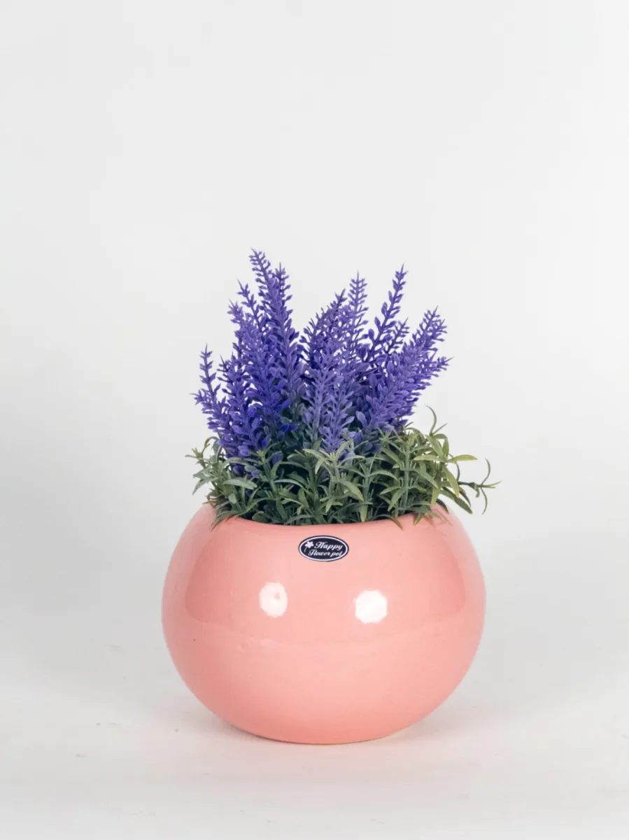 Classic Ceramic Planter — 4.5" Dia × 4.5" Height — Primary View