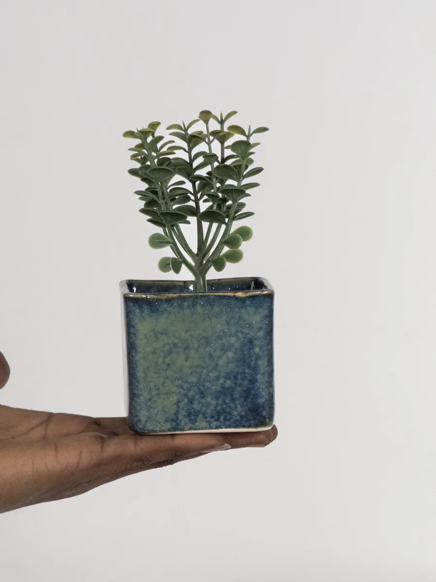 Classic Ceramic Planter — 5" Dia × 5" Height — Primary View