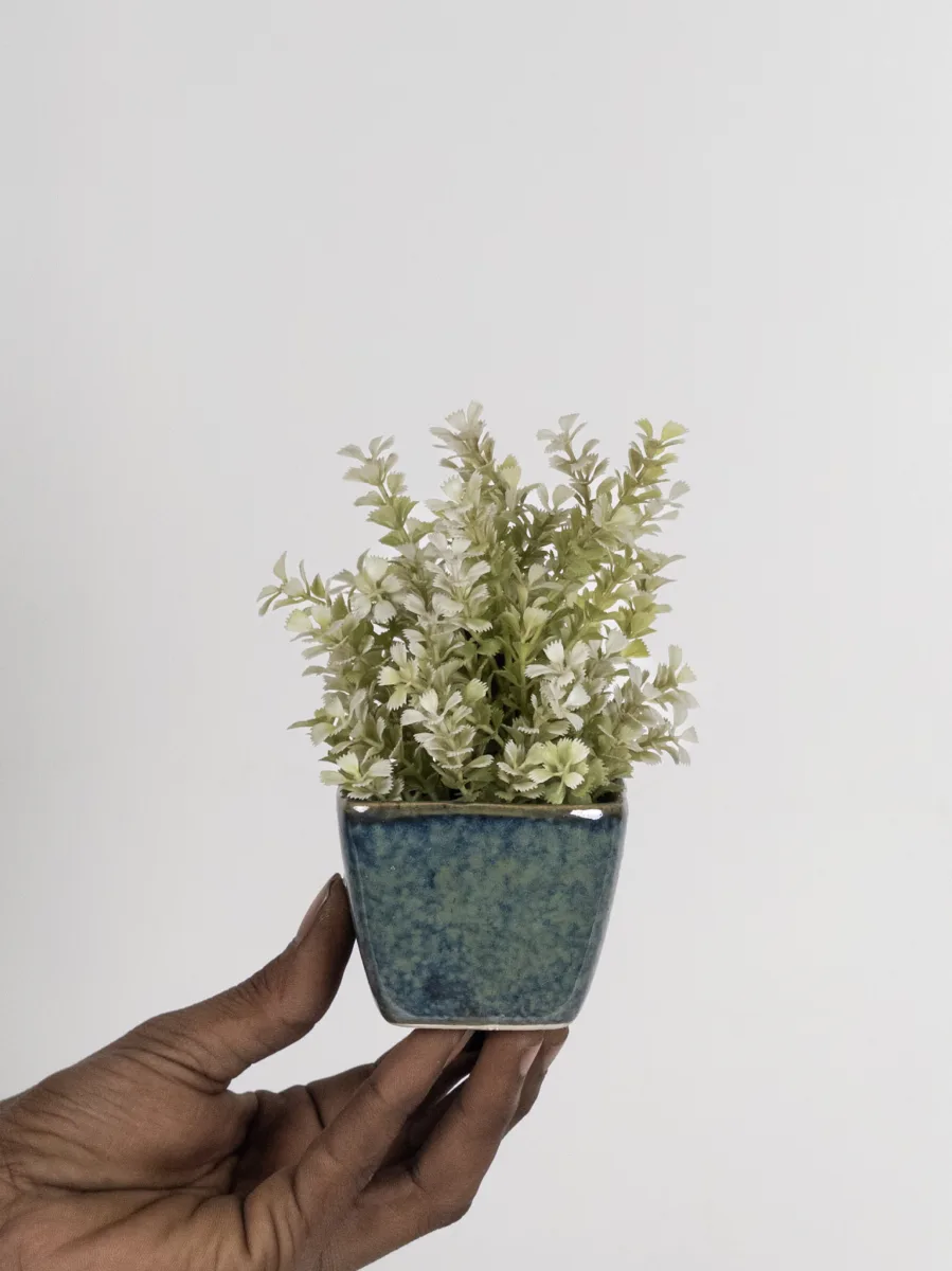 Classic Ceramic Planter — 5" Dia × 5" Height — Primary View