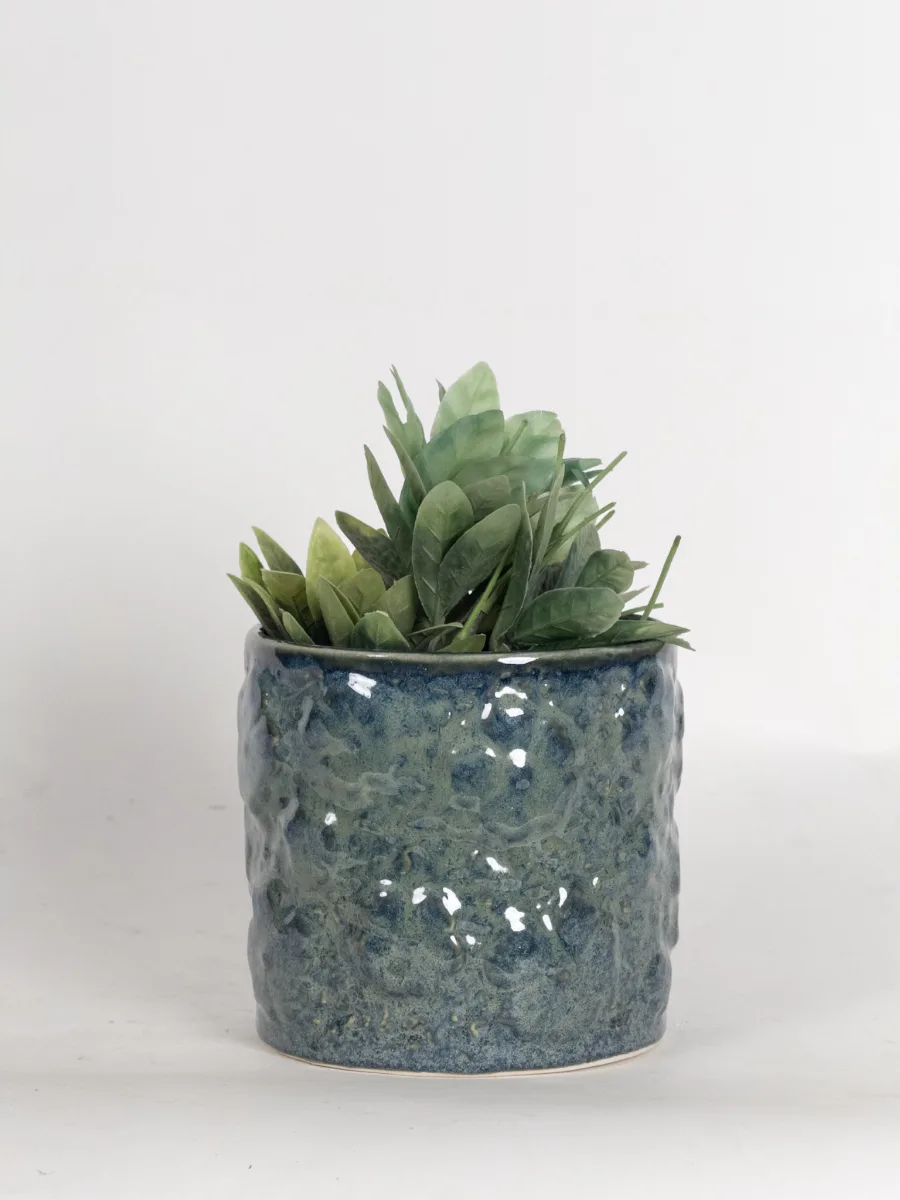 Classic Ceramic Planter — 3" Dia × 3" Height — Primary View