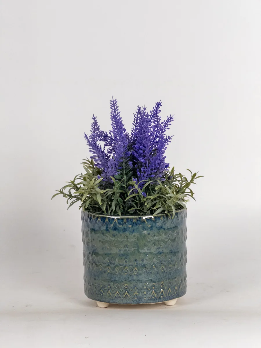Classic Ceramic Planter — 3" Dia × 2" Height — Primary View