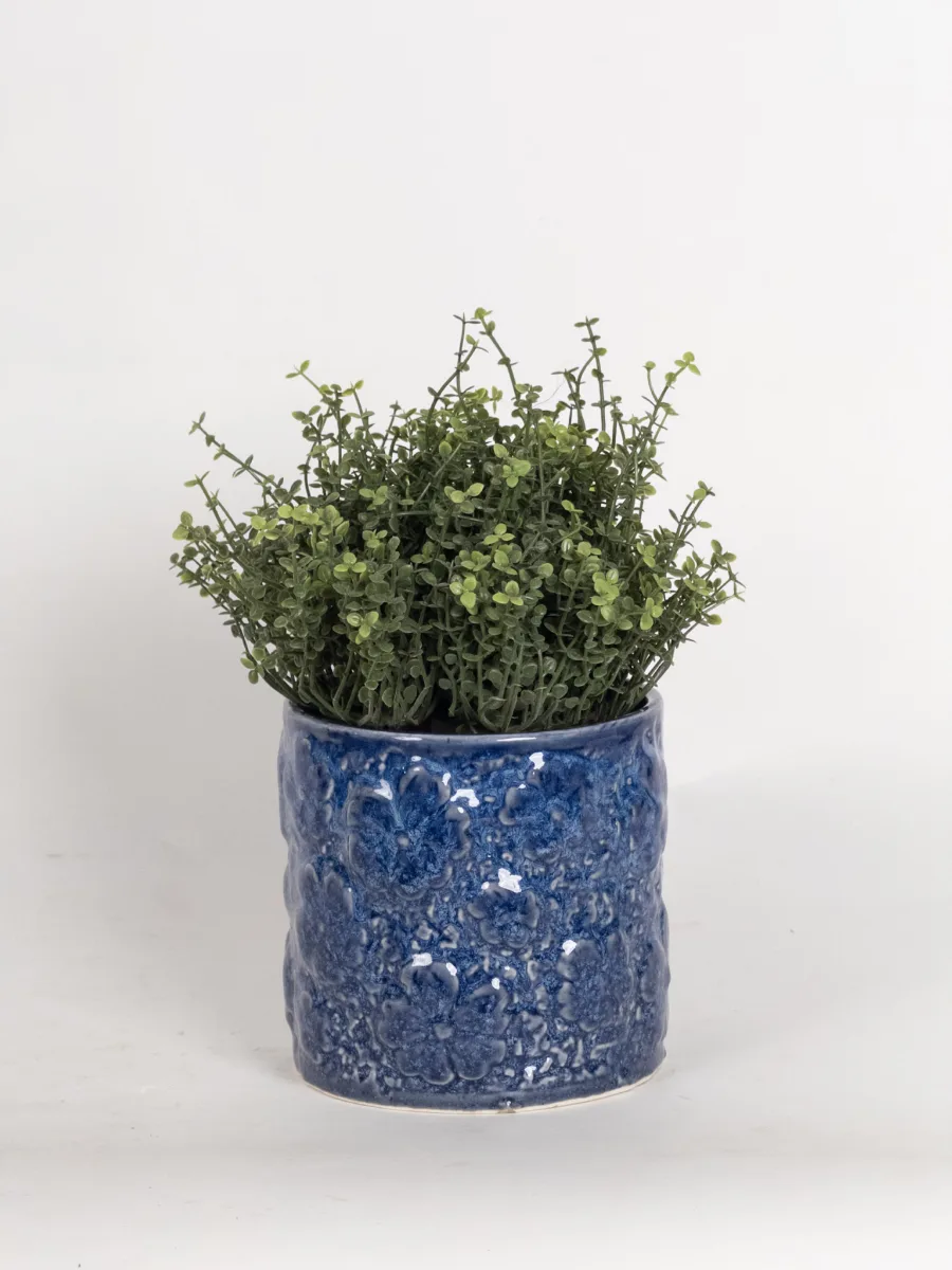 Classic Ceramic Planter — 5" Dia × 4" Height — Primary View