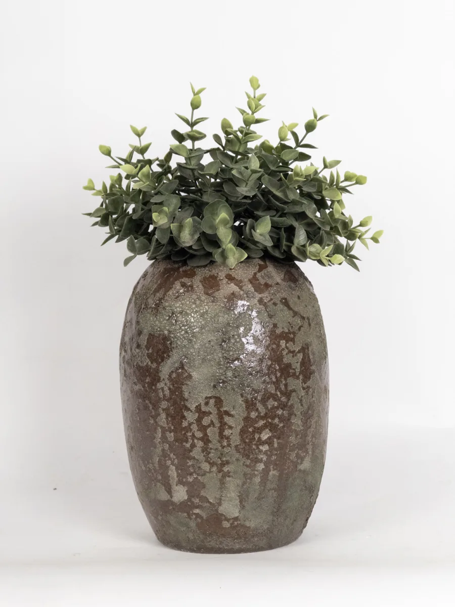 Classic Ceramic Planter — 5" Dia × 5" Height — Primary View
