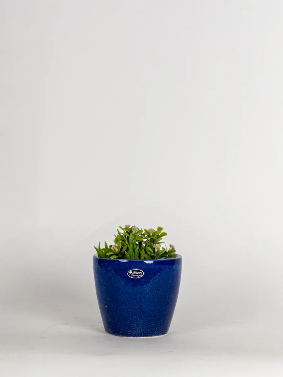 Classic Ceramic Planter — 7" Dia × 6" Height — Primary View