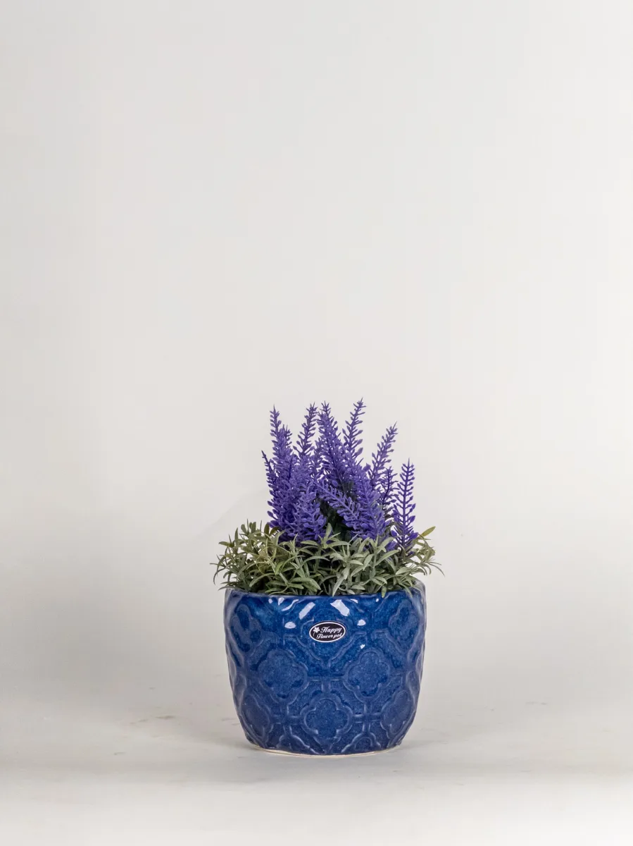 Classic Ceramic Planter — 6" Dia × 10" Height — Primary View