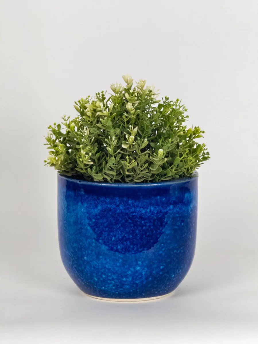 Classic Ceramic Planter — 10" Dia × 10.5" Height — Primary View