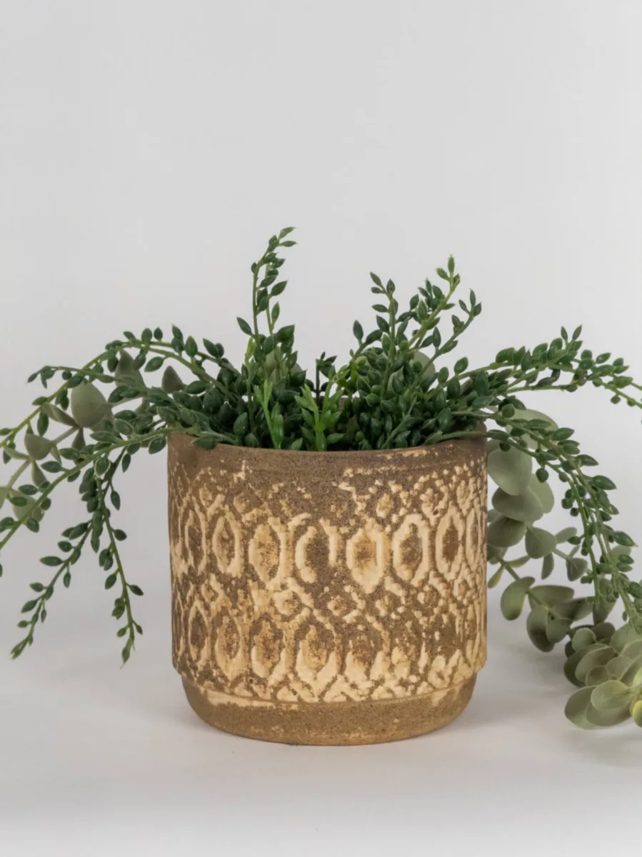 Classic Ceramic Planter — 3.5" Dia × 4" Height — Primary View