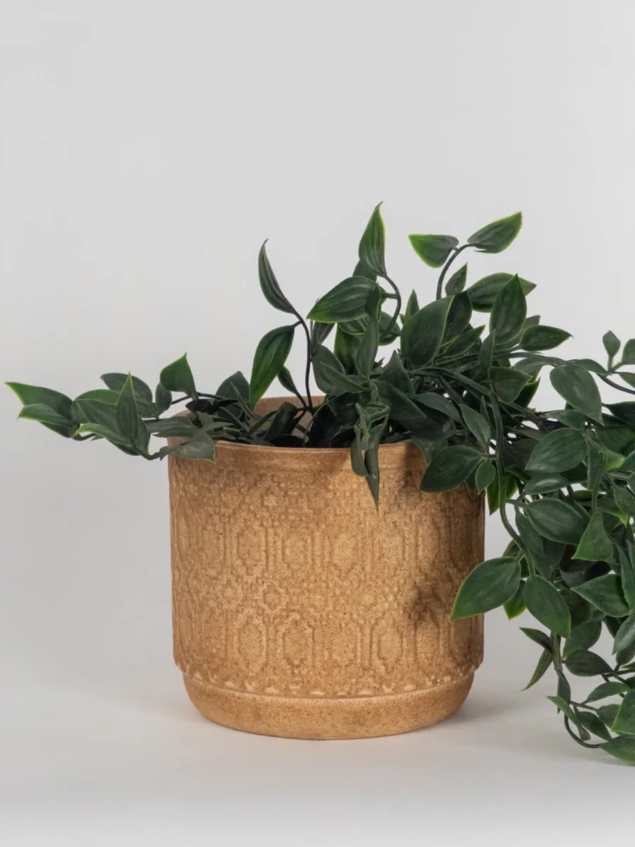 Classic Ceramic Planter — 4" Dia × 3.5" Height — Primary View
