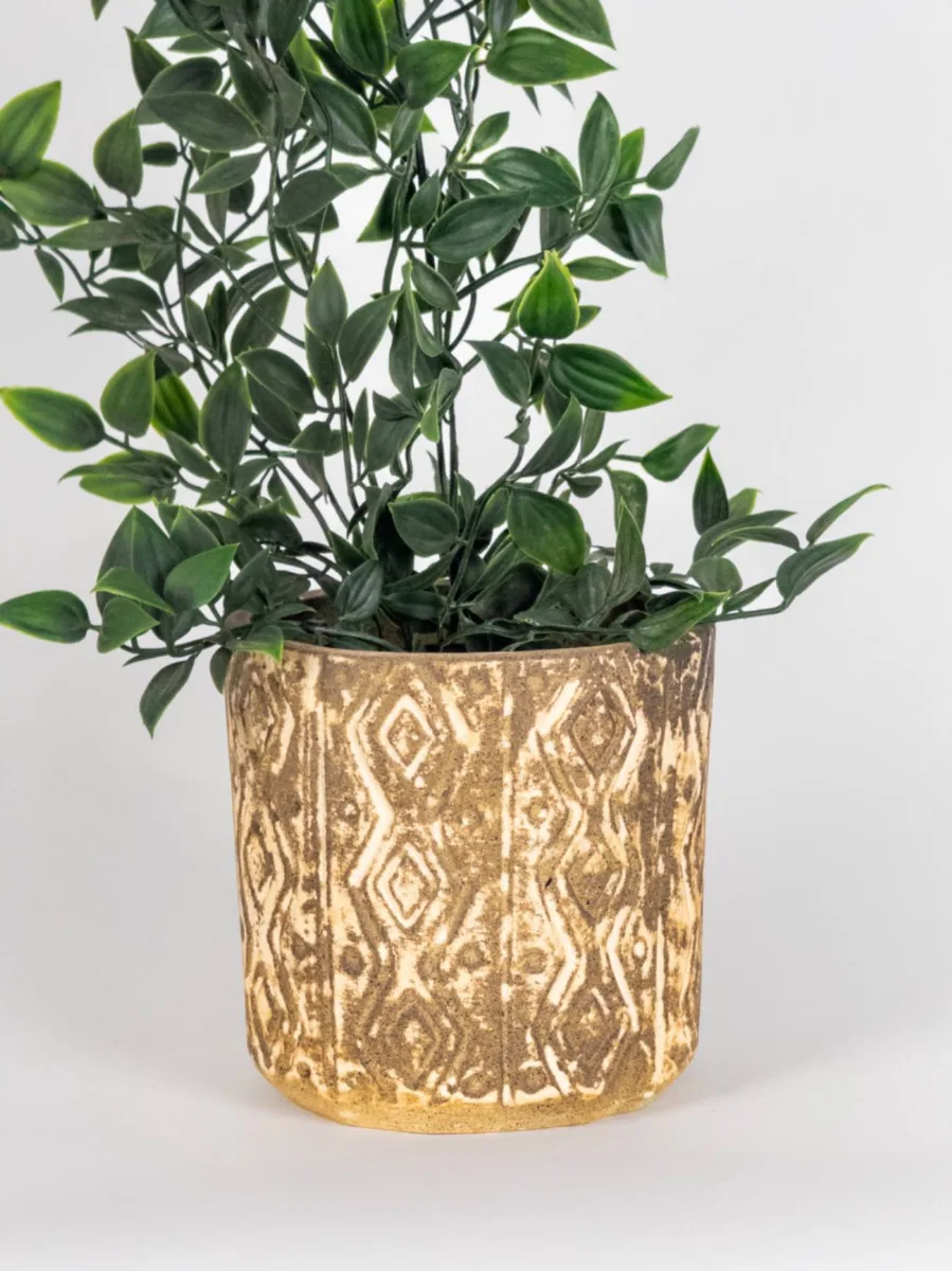 Classic Ceramic Planter — 5" Dia × 4.5" Height — Primary View