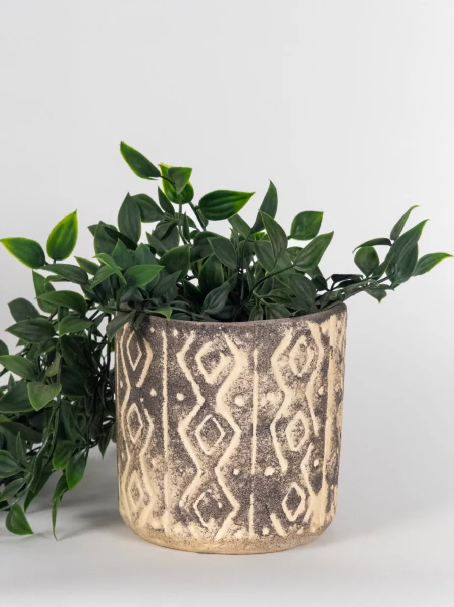 Classic Ceramic Planter — 5" Dia × 4.5" Height — Primary View