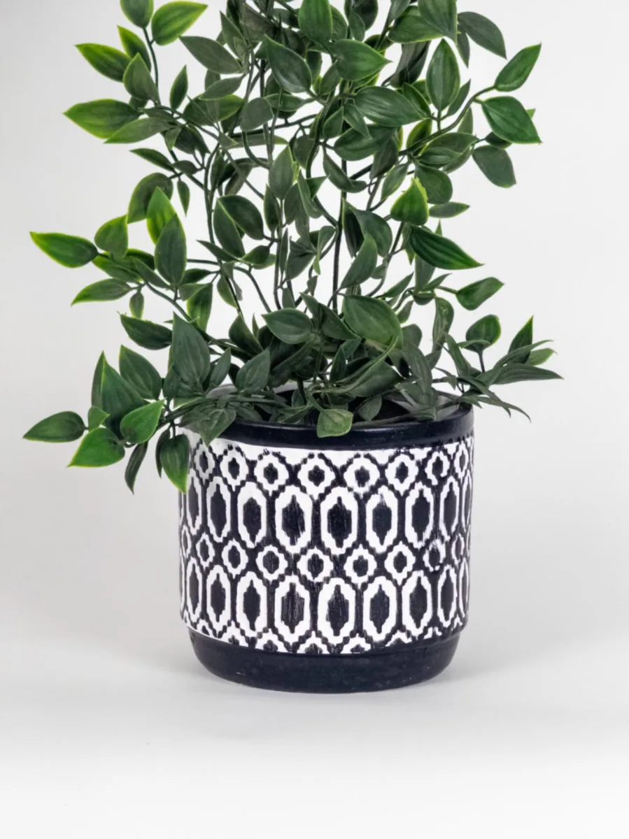 Classic Ceramic Planter — 5" Dia × 5" Height — Primary View