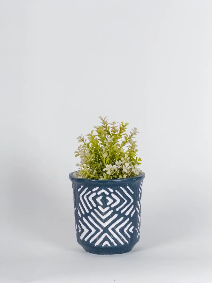 Classic Ceramic Planter — 5" Dia × 5" Height — Primary View