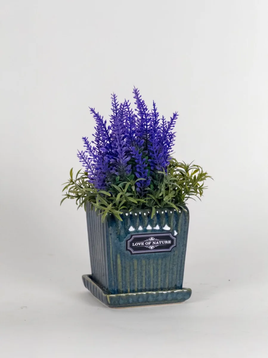 Classic Ceramic Planter — 4.5" Dia × 3.5" Height — Primary View