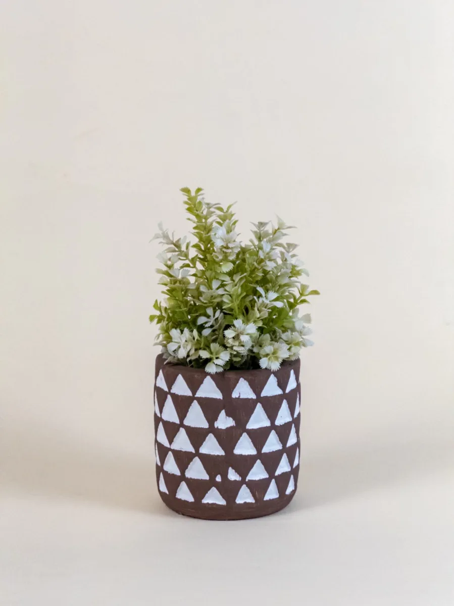 Classic Ceramic Planter — 10" Dia × 12" Height — Primary View
