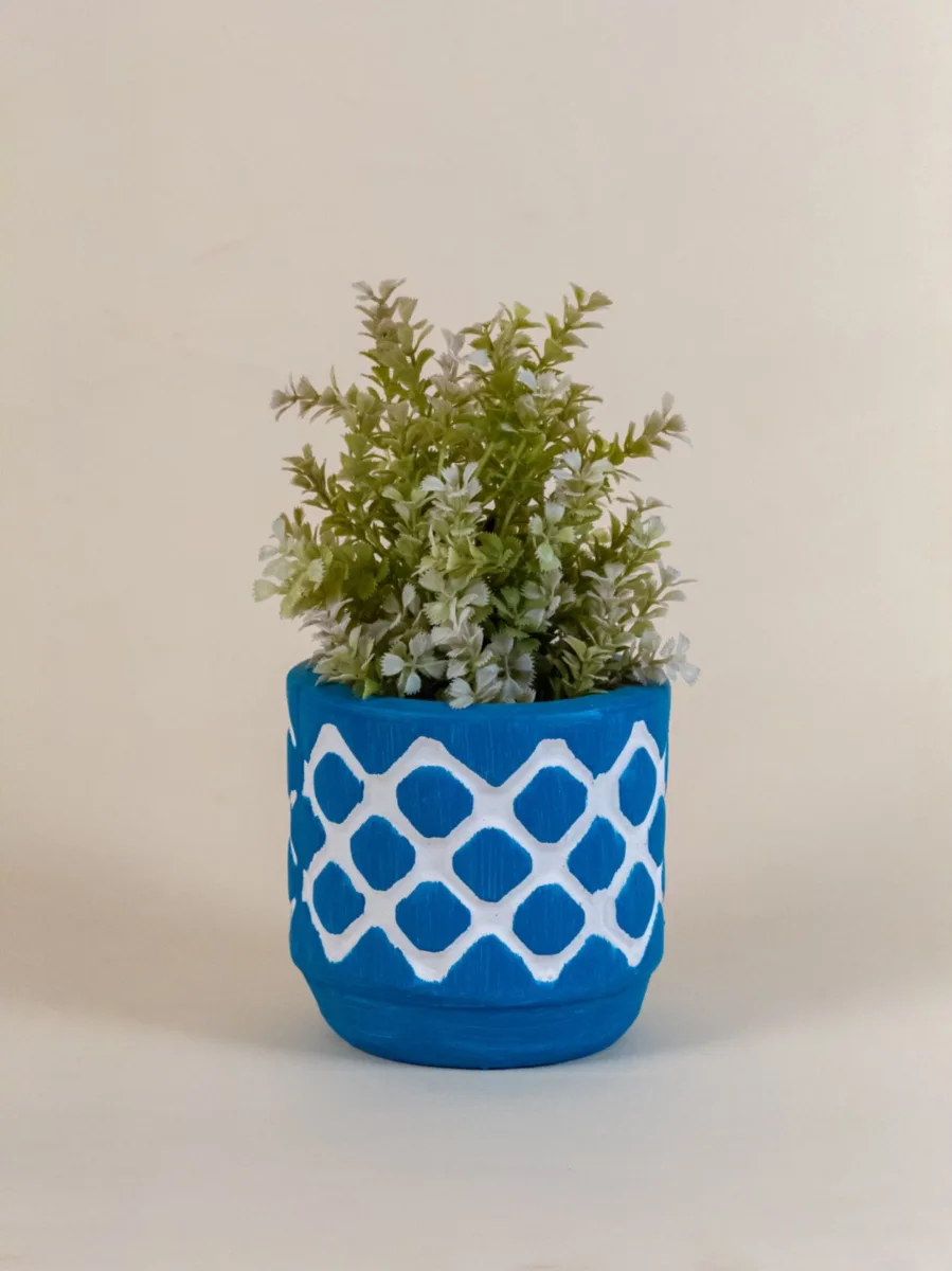 Classic Ceramic Planter — 6" Dia × 5" Height — Primary View