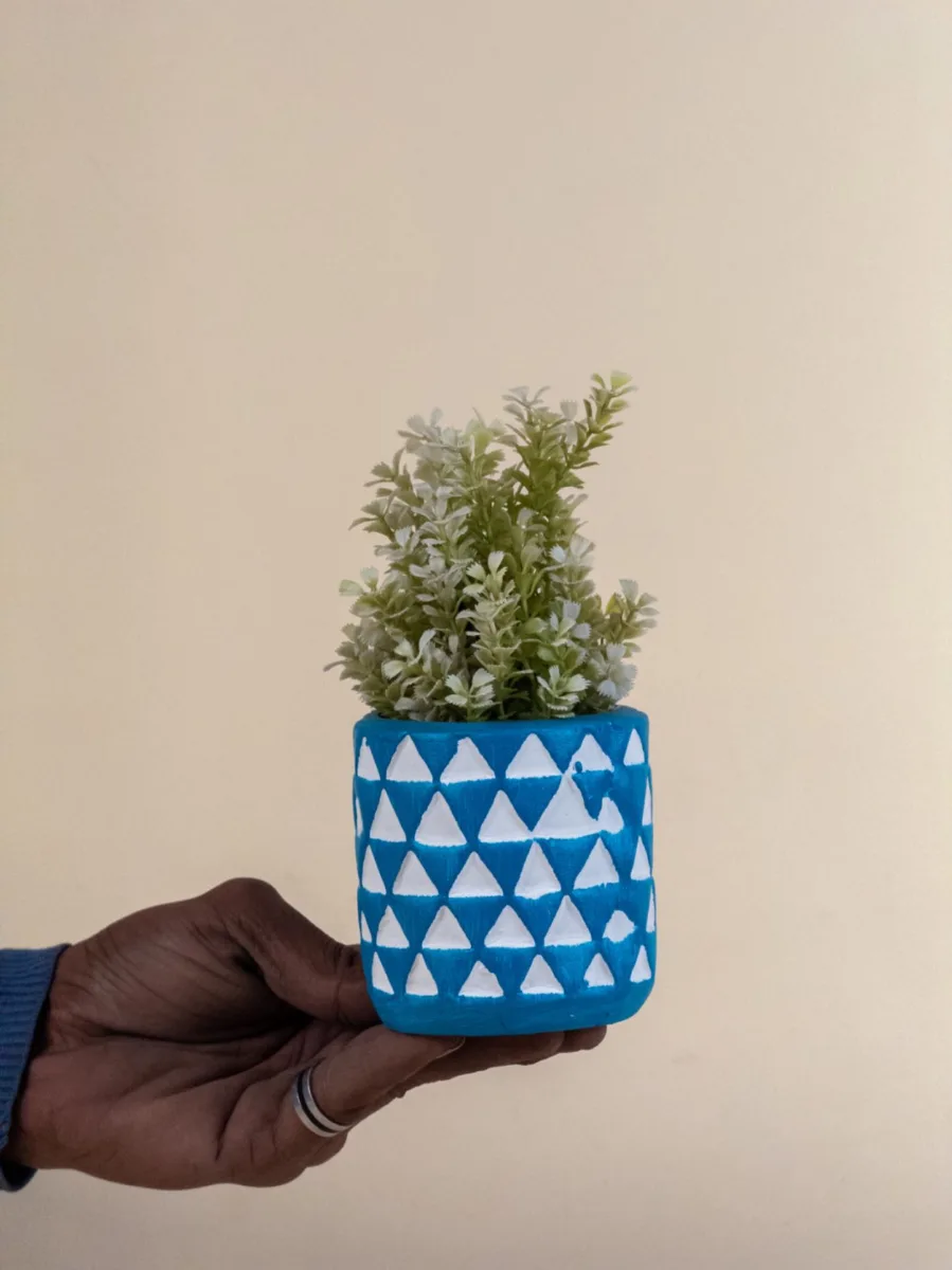 Classic Ceramic Planter — 6" Dia × 5" Height — Primary View