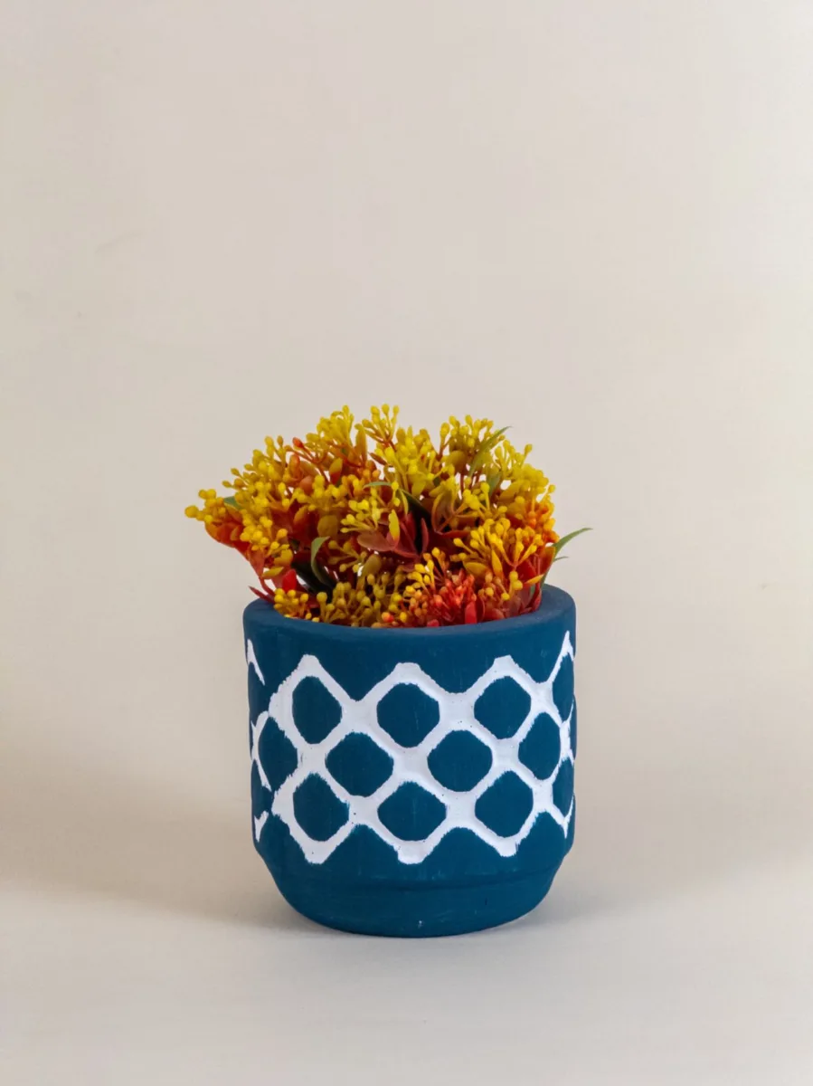 Classic Ceramic Planter — 3" Dia × 3" Height — Primary View