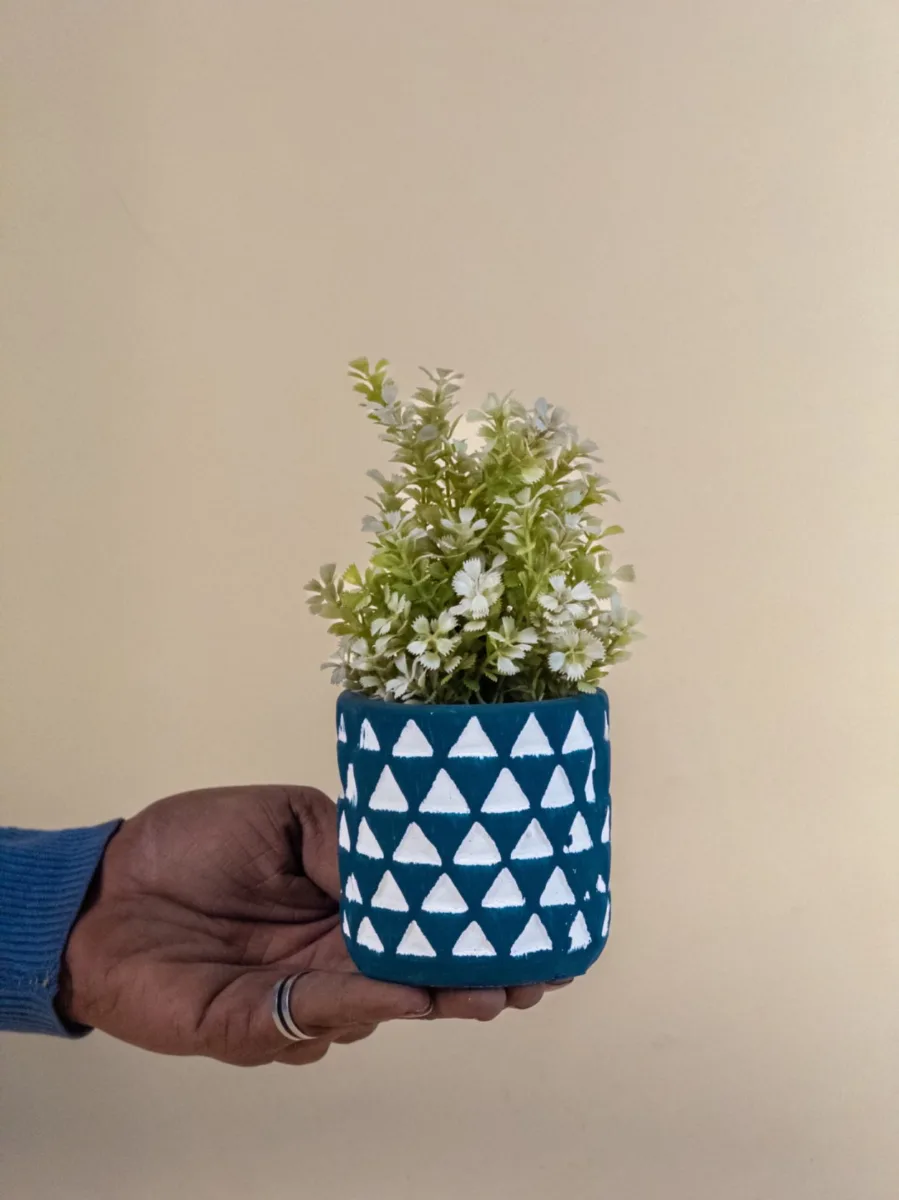 Classic Ceramic Planter — 3.5" Dia × 3.5" Height — Primary View