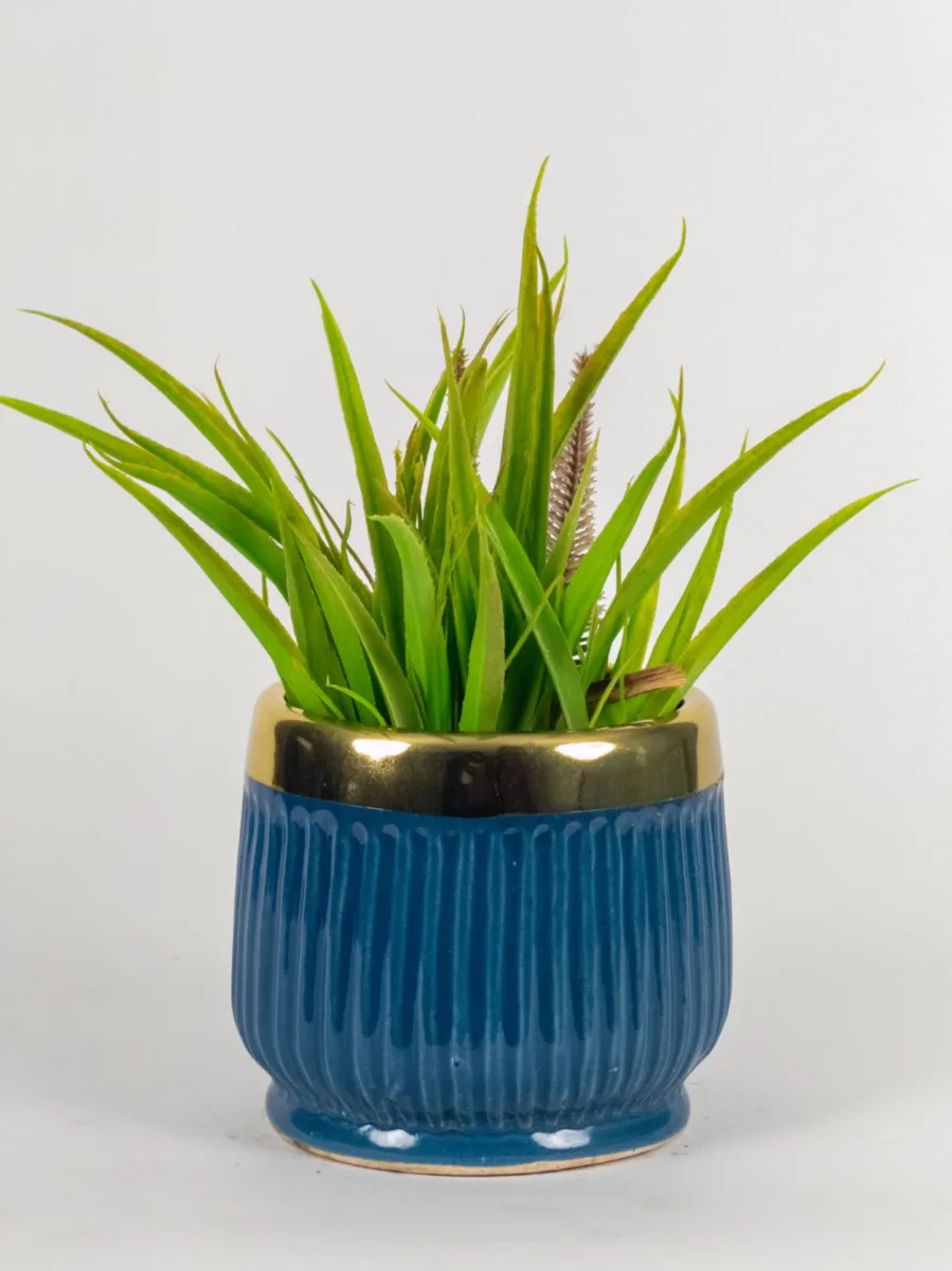 Classic Ceramic Planter — 11" Dia × 10.5" Height — Primary View
