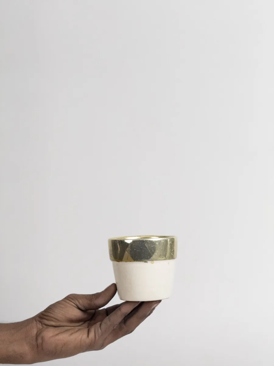 Classic Ceramic Planter — 4" Dia × 3" Height — Primary View