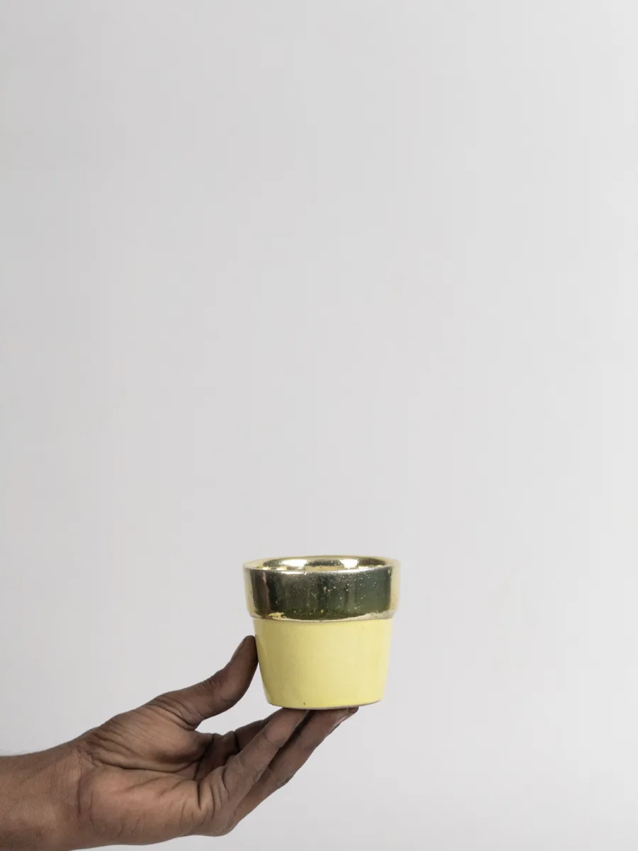 Classic Ceramic Planter — 4" Dia × 3" Height — Primary View